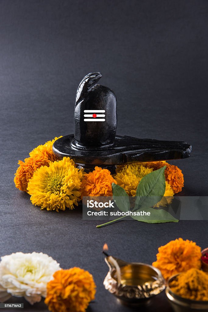 Shiva Linga Made Up Of Black Stone Mahashivratri Stock Photo - Download  Image Now - Lingam, Asia, Colors - iStock