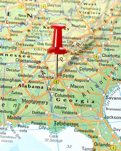 30+ Georgia Map World Map Macro Stock Photos, Pictures & Royalty-Free