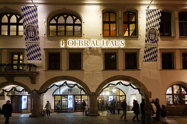 Hofbrauhaus, famous restaurant in Munich stock photo