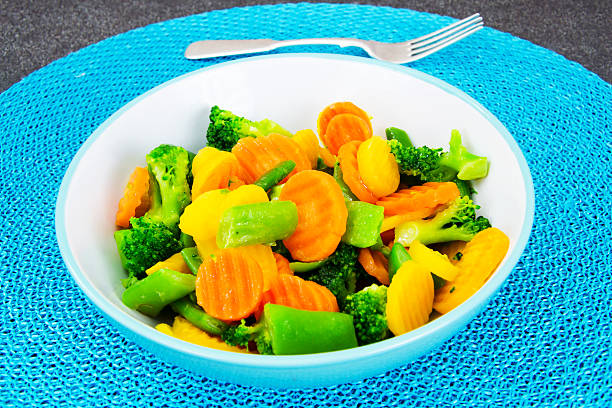 istock Steamed Vegetables Potatoes, Carrots, Corn, Green Beans, Onion 511678102