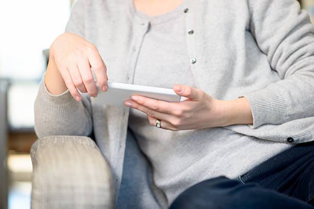 istock Relaxing at Home with Smart Phone 511678426