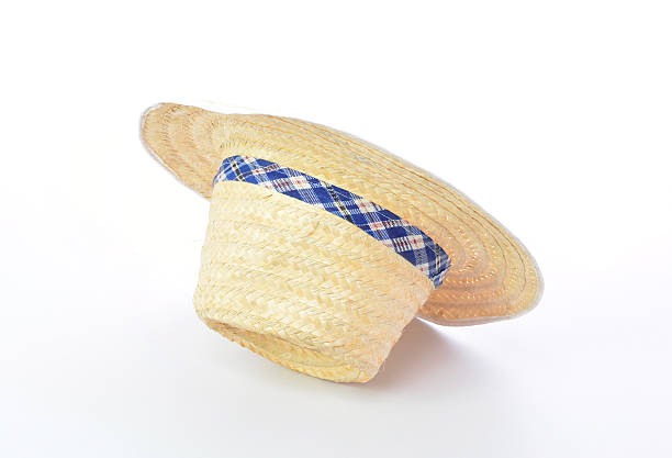 istock Thai farmer Old hat made of woven bamboo 511680002