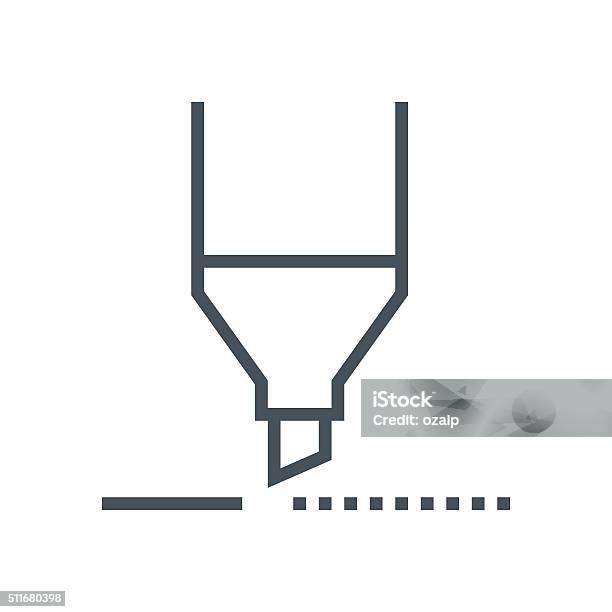 Marker Icon Stock Illustration - Download Image Now - Business, Business Finance and Industry, Education