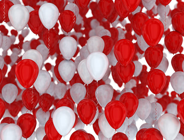 istock Red Celebration Party Balloons 511680434