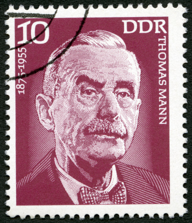 Postage stamp Germany 1975 printed in Germany shows Thomas Mann (1875-1955), writer, circa 1975
