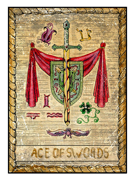 istock The Old Tarot card. Ace of Swords 511719978