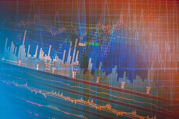 istock Stock market graph analysis on the screen. 511720650