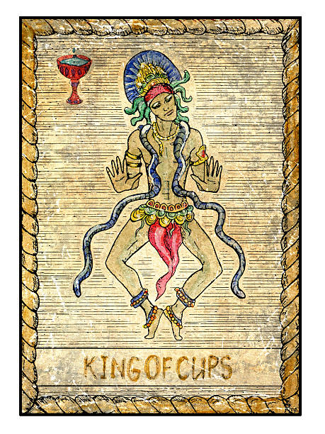 istock The Old Tarot card. King of Cups 511722638