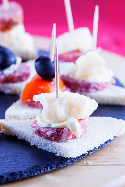 istock Appetizers with cheese and sausage 511724228