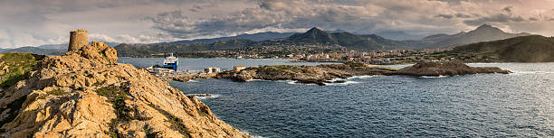 istock Panoramic view of Ile Rousse in Corsica 511726624