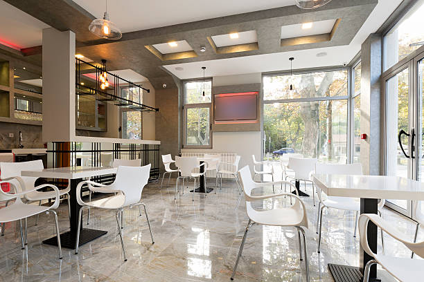istock Interior of a modern cafe 511727286