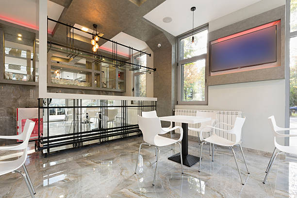 istock Interior of a modern cafe 511727836