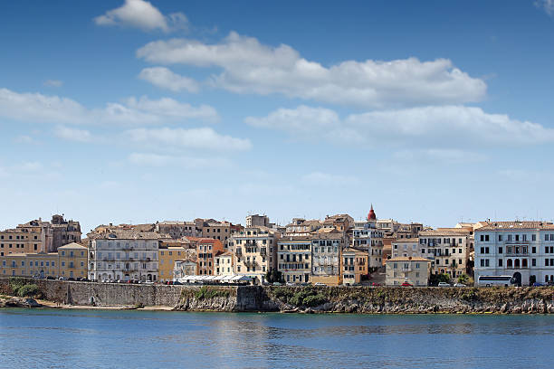 istock old buildings Corfu town Greece 511727896