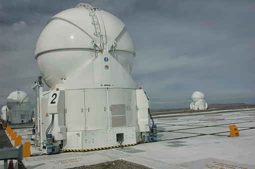 One of the telescopes of the Cerro Paranal Observatory