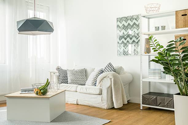 istock Trendy details in living room 511731580