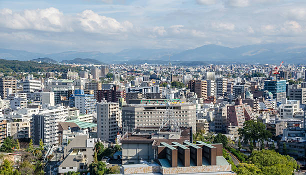 istock Kumamoto City View, Kyushu, Japan. 511734004