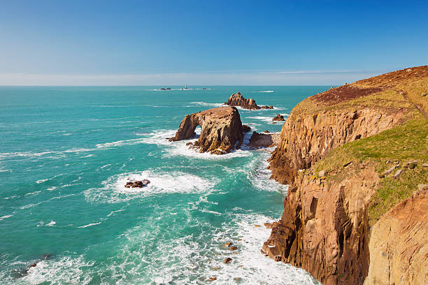 istock Land's End in Cornwall, England on a sunny day 511734624
