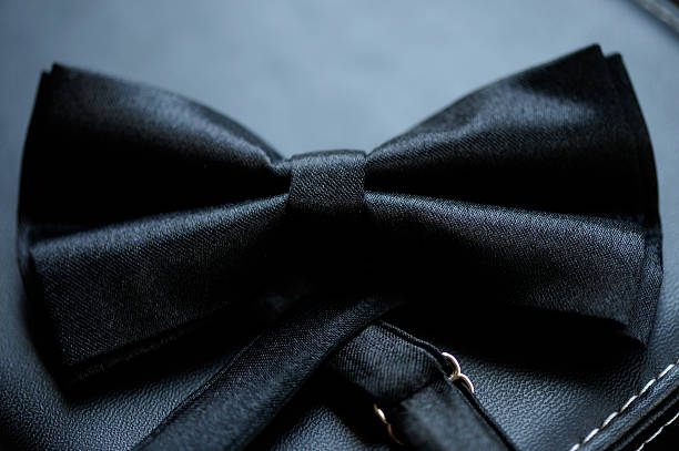 istock Closeup with elegant black bowtie 511735226