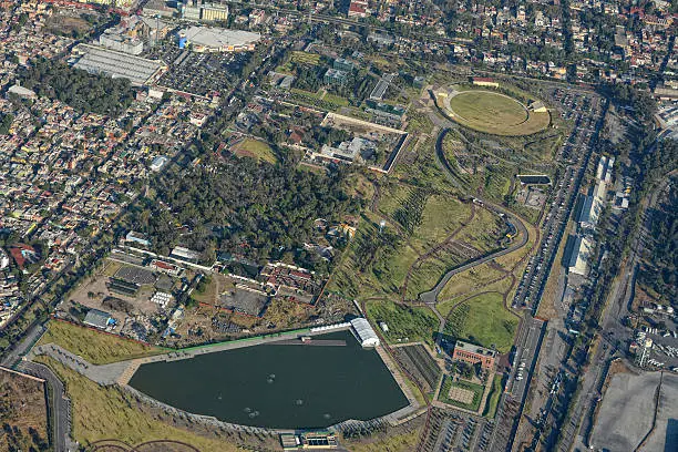 Photo of Aerial view of mexico city.