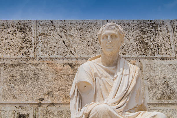 istock Statue of Menander, Acropolis, Athens, Greece 511736950