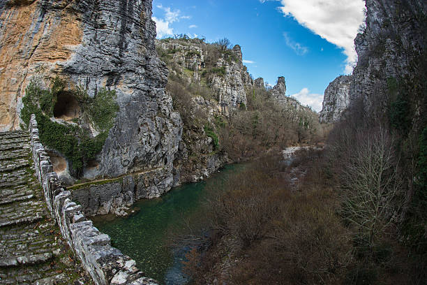 istock Kokoris stone bridge, Zagorohoria, Greece 511738671