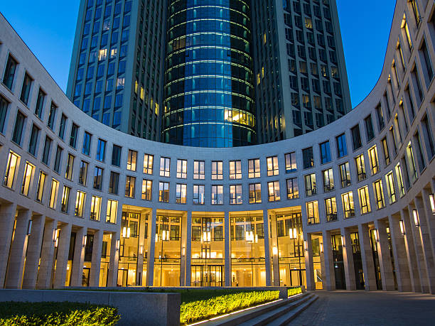 istock Bottom of a building complex in Frankfurt, Germany 511739639