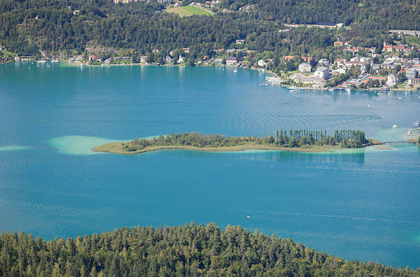 istock Panoramic View of Lake Worthersee 511740699