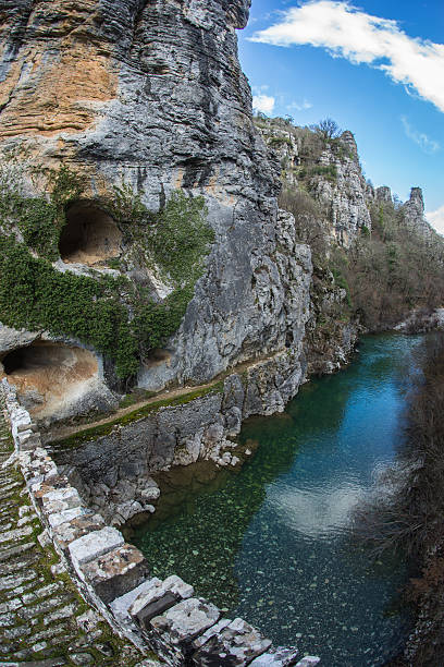 istock Kokoris stone bridge, Zagorohoria, Greece 511740941