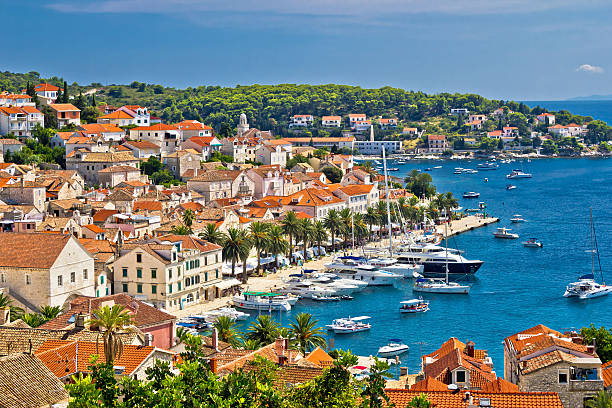 istock Yachting waterfront of Hvar island 511741229