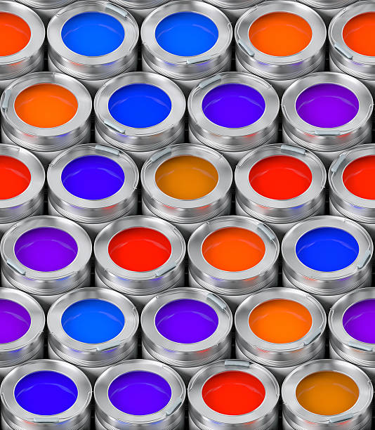 istock Seamless abstract background with color ink banks. 511741327