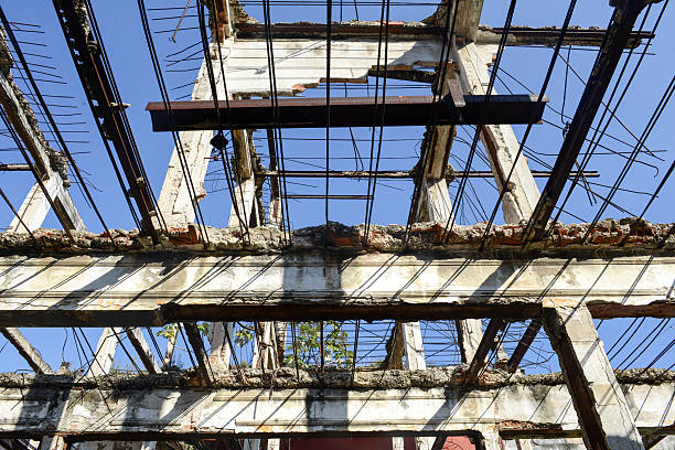 Abandoned house and destroyed in Old Havana. Cuba