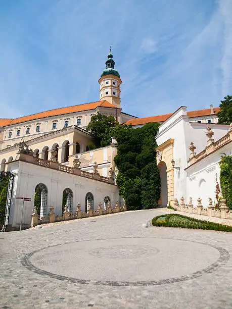 Mikulov Castle in southern Moravia, Czech Republic