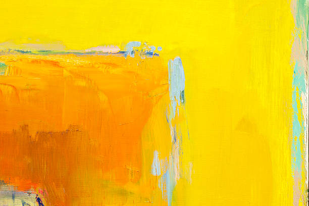 istock Abstract painted yellow and green  art backgrounds. 511749126
