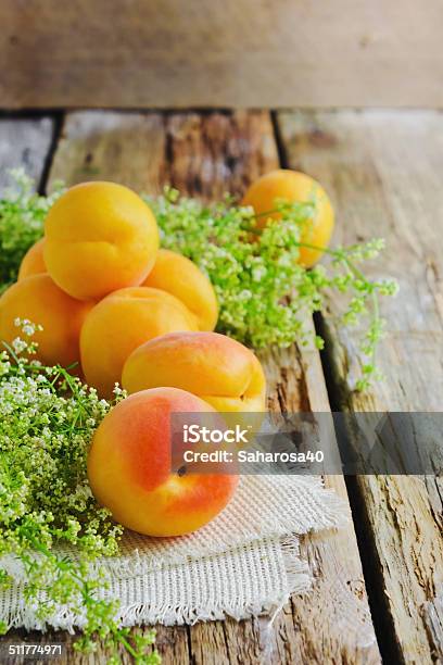 Ripe Apricot Stock Photo - Download Image Now - Agriculture, Apricot, Backgrounds