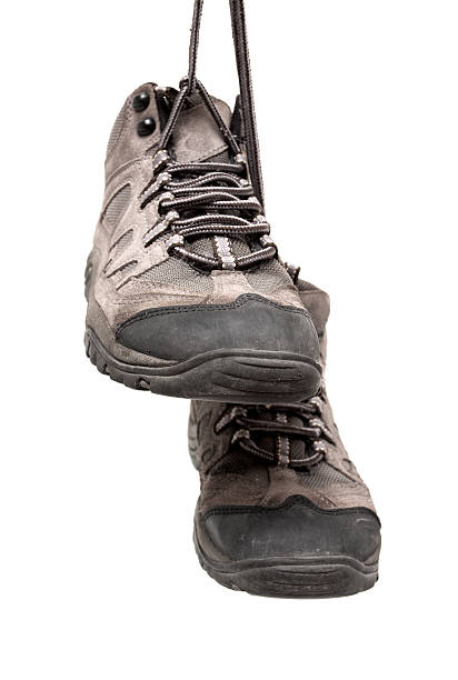 istock Hiking boots isolated on a white background 511775859