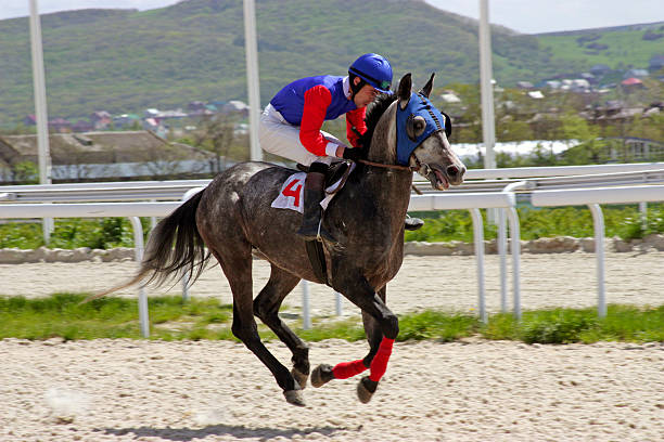 istock Jockey on horse 511782858