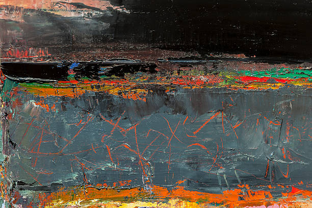 istock Abstract paintedgray red  and black art backgrounds. 511785326