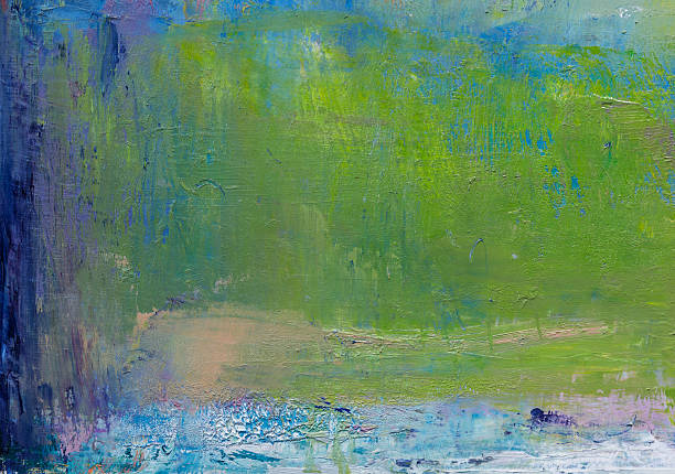 istock Abstract painted blue  and green art backgrounds. 511788318