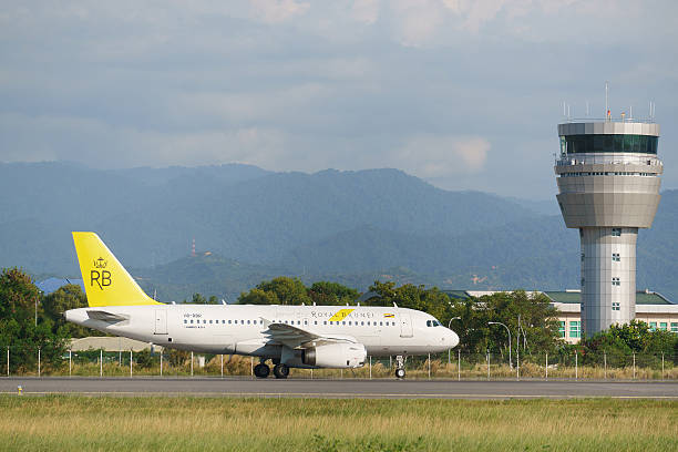 Royal Brunei aircraft Airbus A319 stock photo