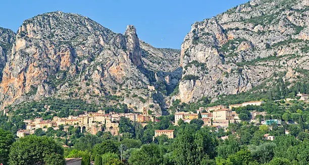 Photo of Moustiers-Sainte-Marie, in the Provence-Alpes-Côte d'Azur department