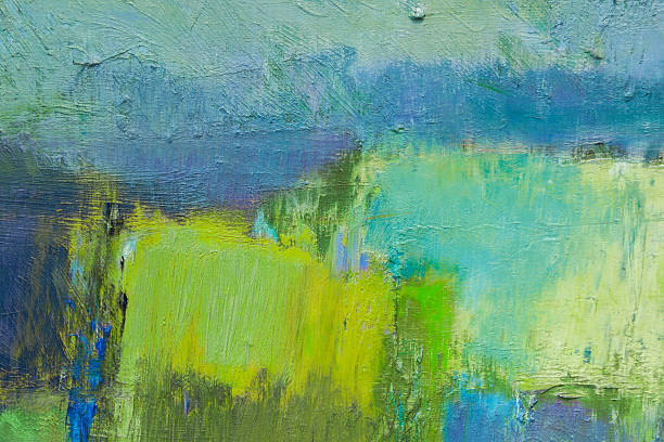 istock Abstract painted blue  and green art backgrounds. 511788846