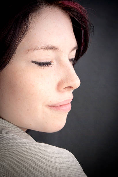 istock Beautiful  Woman with a red tuft 511788963