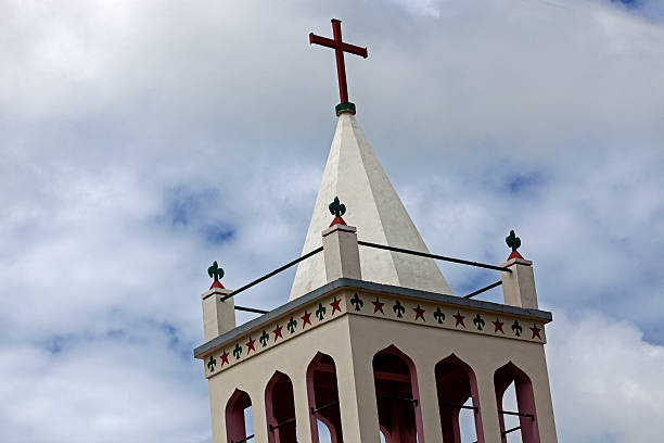istock Church tower - Tongatapu Island 511789341