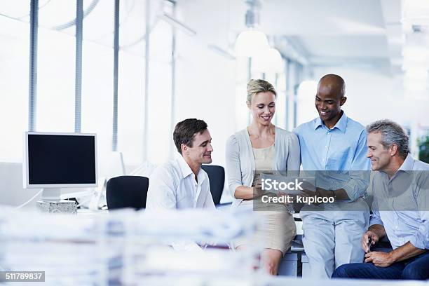 Idea Sharing Stock Photo - Download Image Now - Meeting, Group Of People, Business Meeting