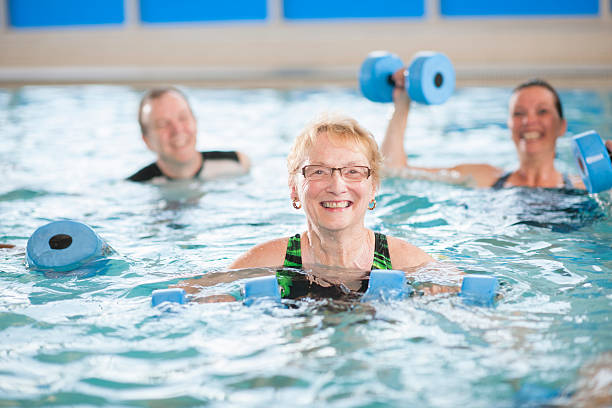 istock Senior Adult Taking a Water Aerobics Class 511793196