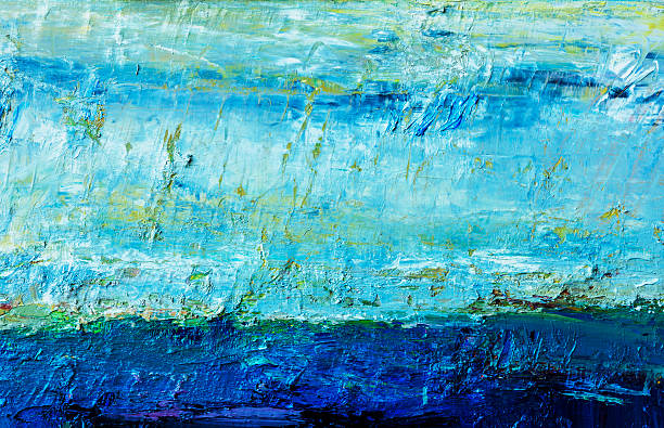istock Abstract painted blue  and green art backgrounds. 511793886