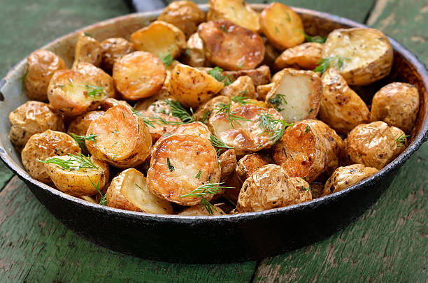 istock Roasted potatoes in frying pan 511794506
