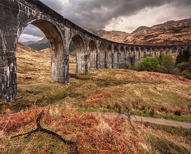 istock Famous old viaduct in Glenfinnan, Scotland 511795948