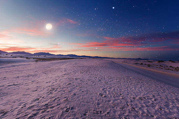 lua gazers - multi colored sunset north america usa imagens e fotografias de stock