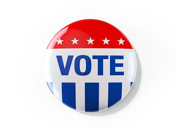 Photo of Vote Badge For Elections In USA